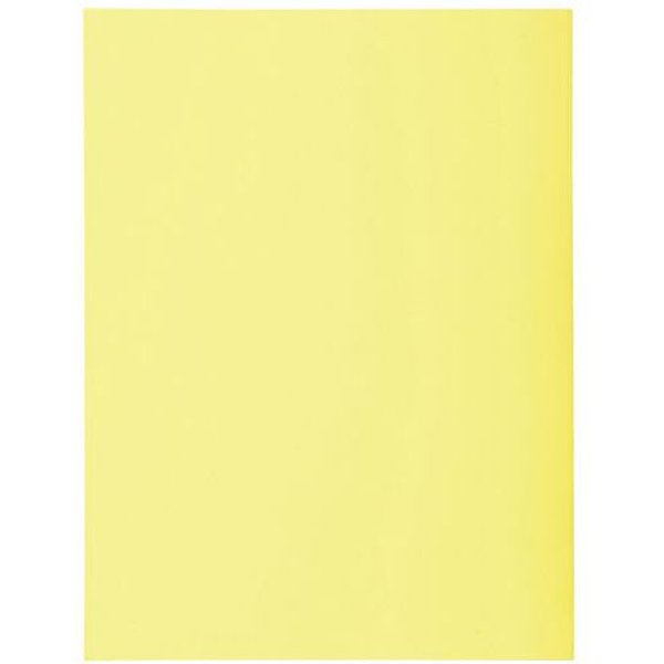 Confezione Da 50 Cartellette 2 Lembi Super 210 - 24 X 32 Cm - Canarino,-image