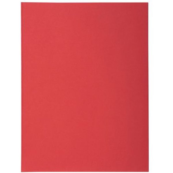 Confezione Da 50 Cartellette 2 Lembi Super 210 - 24 X 32 Cm - Rosso,-image