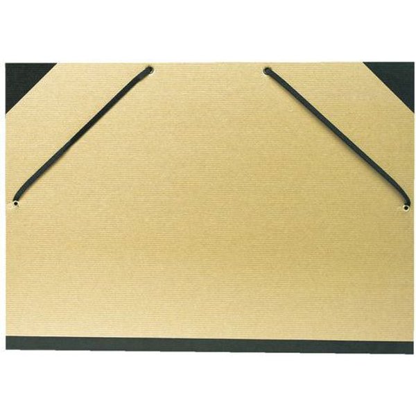 Cartella Da Disegno In Kraft Naturale Con Elast. 32 X 45 Cm Per A3,-image