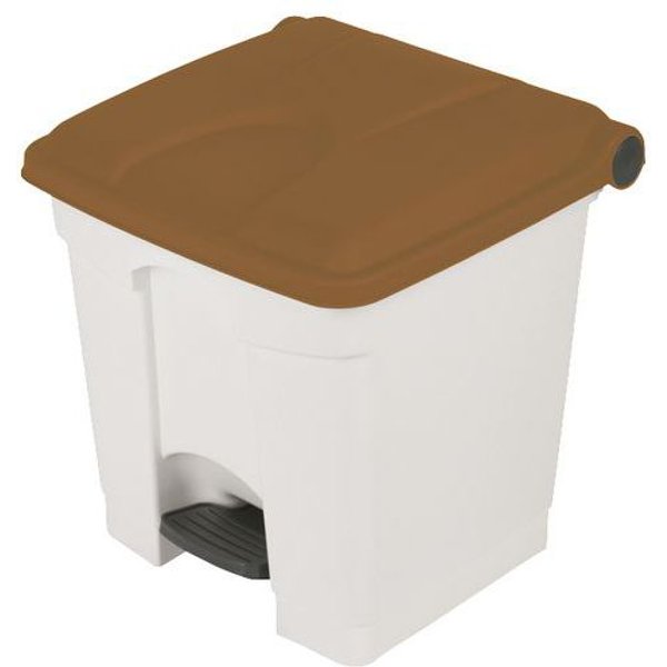 Probbax - Pattumiera Agroalimentare Plastica-bianco/marr-30l-probbax-image