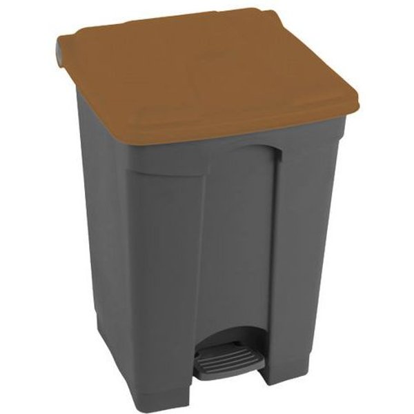 Probbax - Pattumiera Agroalimentare Plastica-grigio/marr-45l-probbax-image