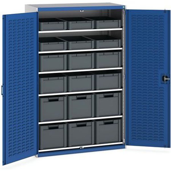 Bott - Contenitore Con Vassoi - 2000x1300mm - Blu-image