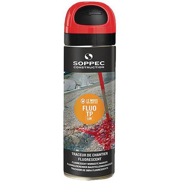 Tracciatore Da Cantiere Premium - Fluo Tp Rosso - Soppec,-image