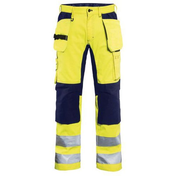 Blaklader - Pantaloni Da Artigiano Elasticizzati Ad Alta Visibilità 62c-image