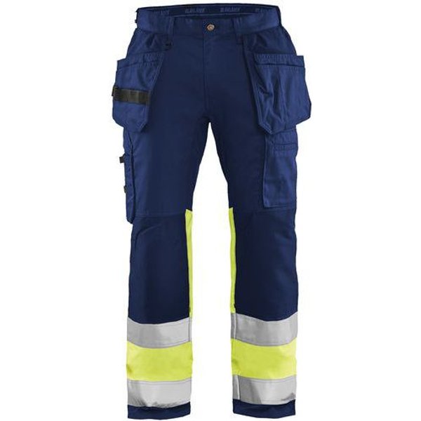Blaklader - Pantaloni Da Artigiano Elasticizzati Ad Alta Visibilità 52c-image