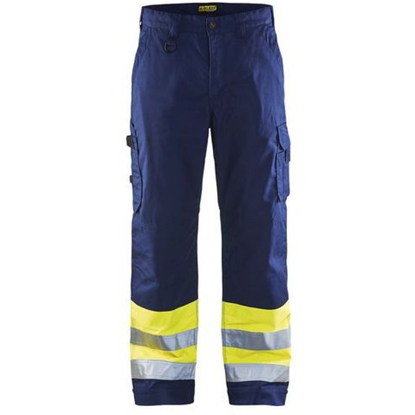 Blaklader - Pantaloni Fluorescenti Ad Alta Visibilità Blu/giallo 56-image