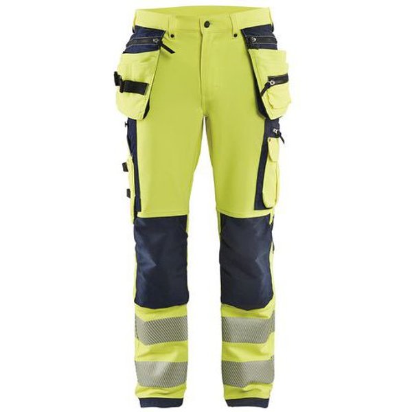 Blaklader - Pantaloni Elasticizzati 4d Ad Alta Visibilità 46l-image