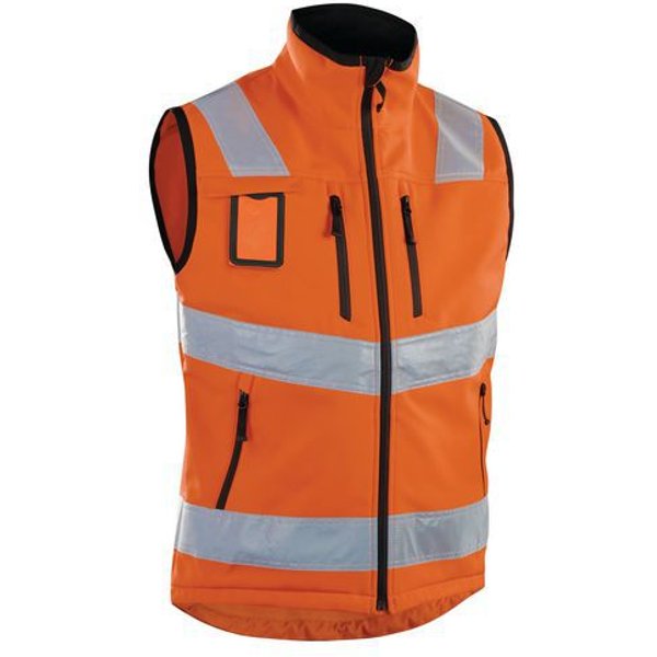 Blaklader - Gilet Softshell Arancione Fluorescente Ad Alta Visibilità L-image