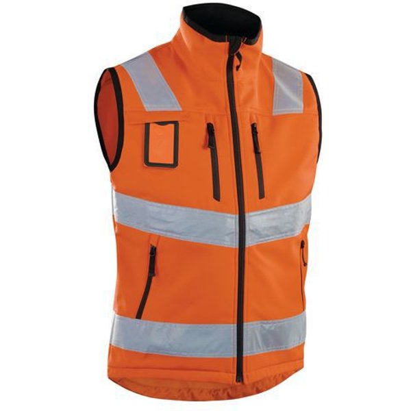 Blaklader - Gilet Softshell Arancione Fluorescente Ad Alta Visibilità M-image