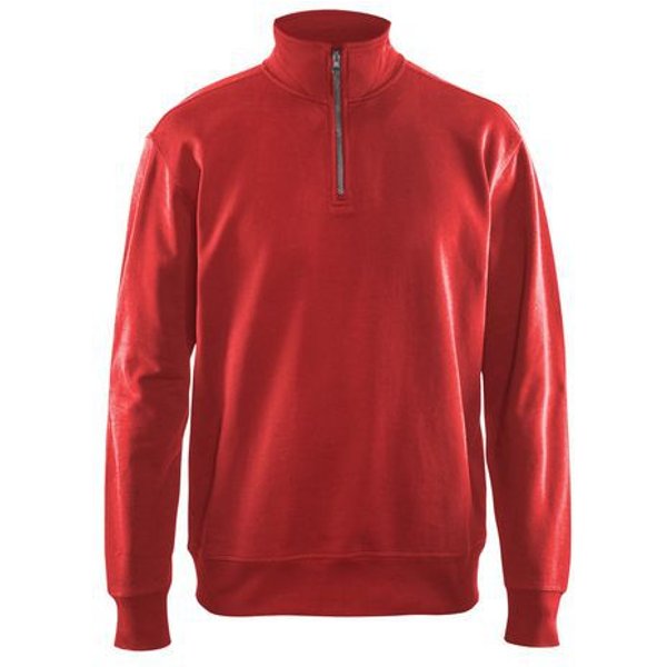 Blaklader - Felpa Con Colletto Con Zip Rosso Taglia Xs-image