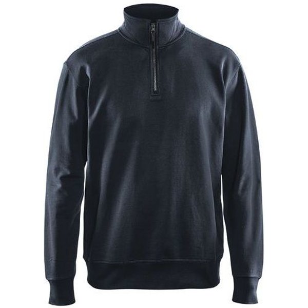 Blaklader - Felpa Con Colletto Con Zip Blu Marina Scuro Taglia Xs-image