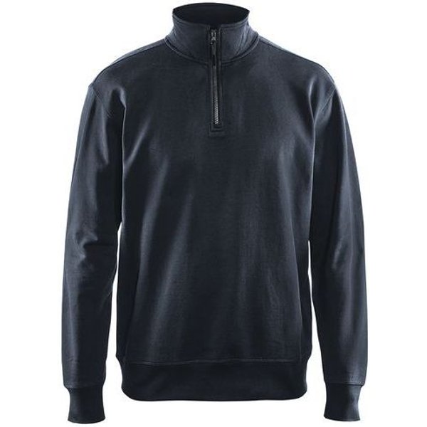Blaklader - Felpa Con Colletto Con Zip Blu Marina Scuro Taglia Xxl-image