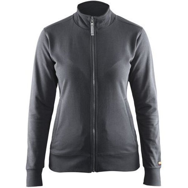 Felpa Con Zip Da Donna Grigio Scuro Taglia Xxl,-image