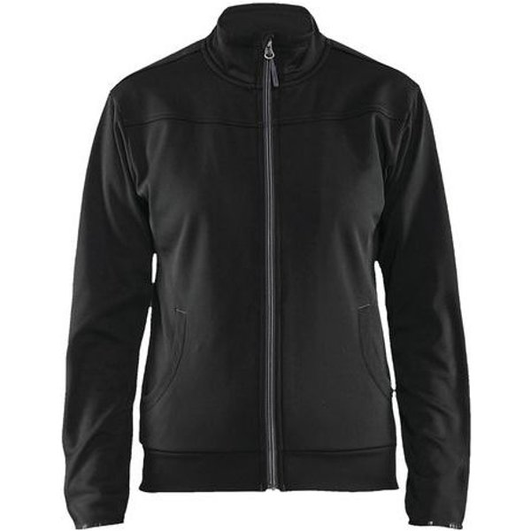 Felpa Con Zip Da Donna Nero/Grigio Scuro Taglia S,-image