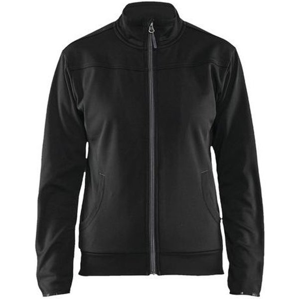 Felpa Con Zip Da Donna Nero/Grigio Scuro Taglia Xl,-image