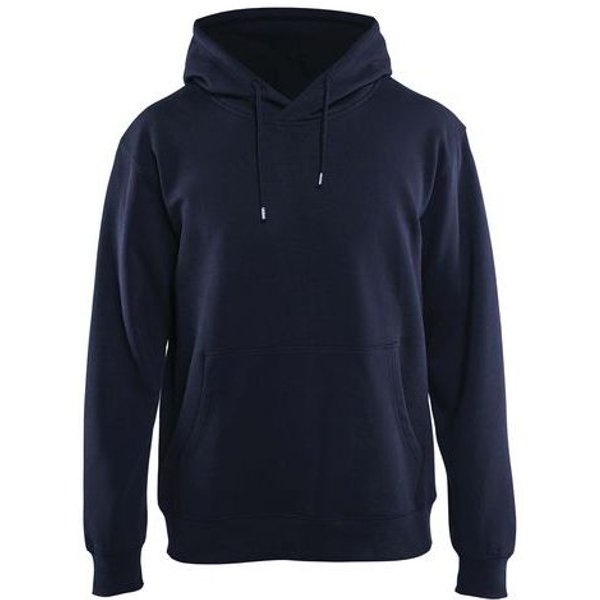 Felpa Con Cappuccio Blu Marina Taglia Xl,-image