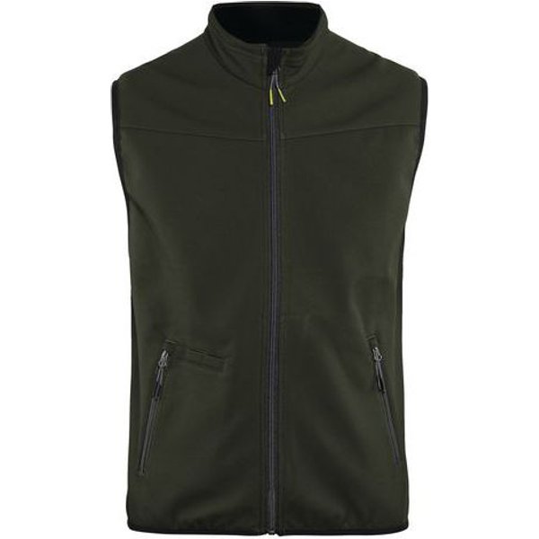 Gilet Senza Maniche Verde Oliva/Nero Xxl,-image