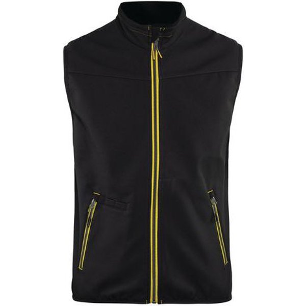 Gilet Smanicato Nero/Giallo Fluorescente 4XL,-image