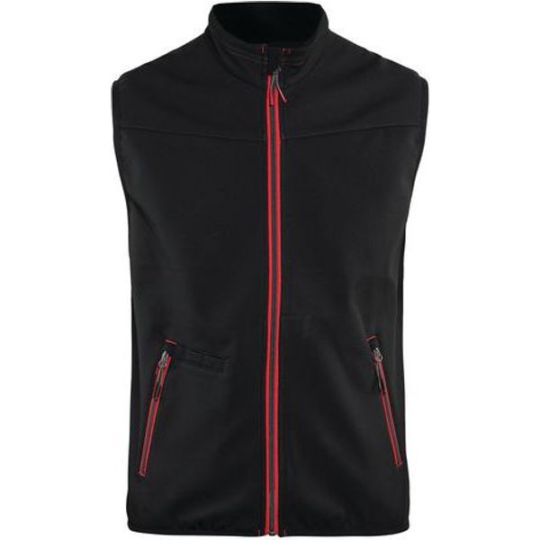 Gilet Nero/Rosso Senza Maniche Xl,-image