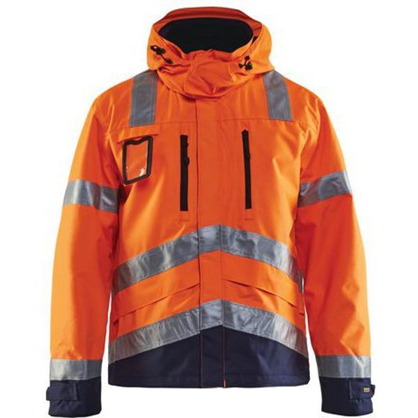 Blaklader - Giacca Ad Alta Visibilità Arancione Fluorescente/navy Xxl-image