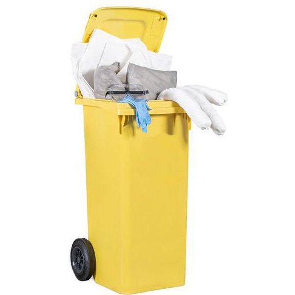 Kit Contenitore Carrellato Assorbenti Universal - Manutan-image