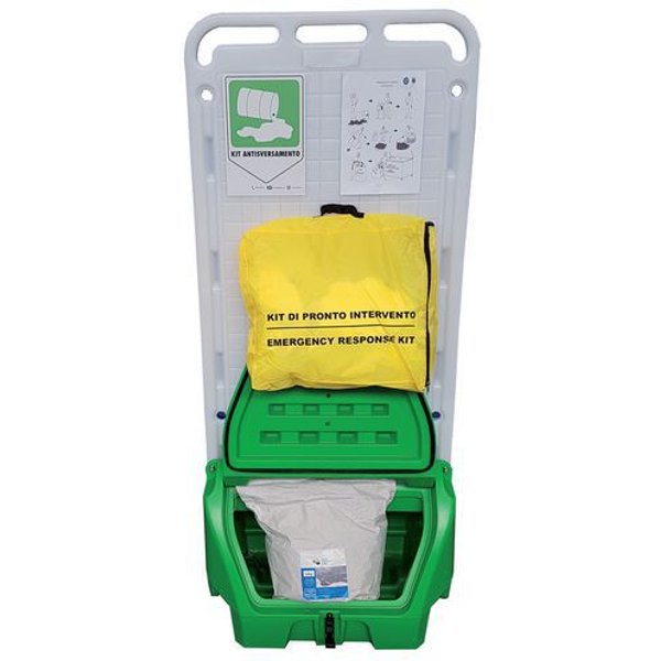 Kit Assorbente Stazione Mobile Con Borsa Chem - Manutan-image