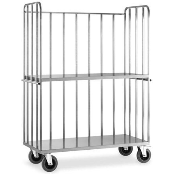 Carrello Roll Container 1 Base + 3 Sponde + 1 Ripiano - Manutan-image