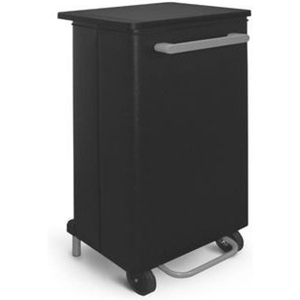 Contenitore A Pedale 70 Lt Nero - Manutan-image