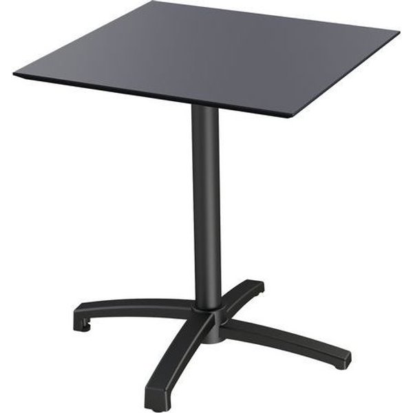Veba - Tavolino Da Bistrot Pieghevole X Cross Ø 70 Nero-image