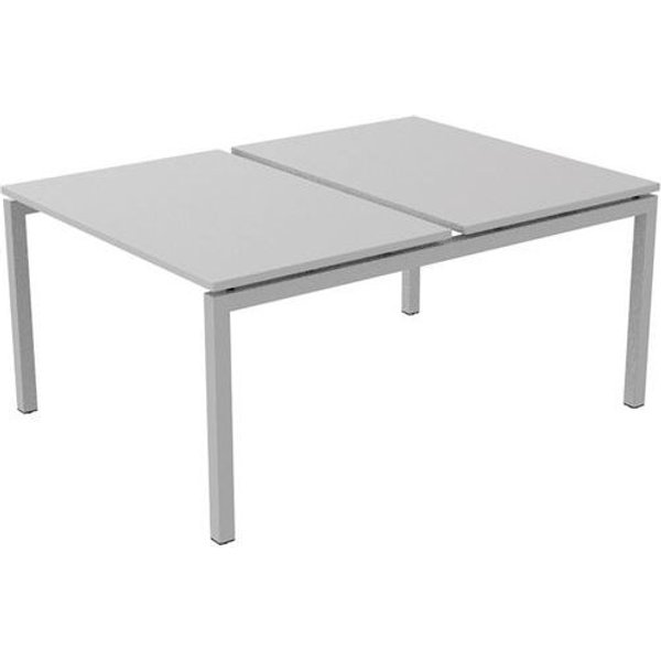 Robberechts - Scrivania Dritta Bench 2 Postazioni 120 Cm - Bianca-image