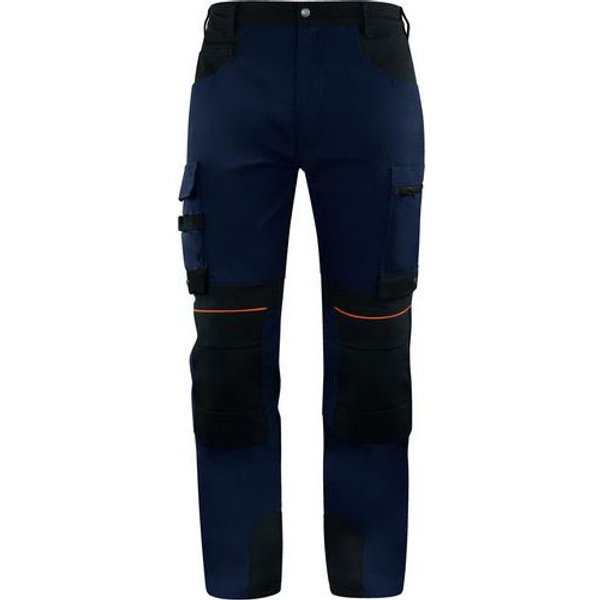 Delta Plus - Pantaloni Da Lavoro Stretch M5pa3 Blu Marina/nero-taglia 3xl-image