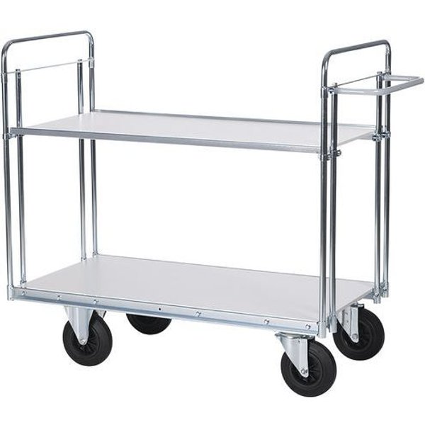 Carrello Per Carichi Pesanti 2 Ripiani 1200X520Mm - 500Kg,-image