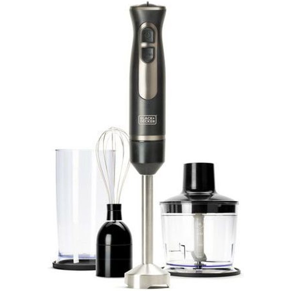 Black And Decker - Frullatore A Immersione 800 W Con Accessori - Bxhba800e-image