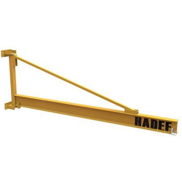 Hadef - Gru A Parete Con Braccio Triangolare 2000 Kg Lungh. Braccio 25 M + Paranco Elettrico 62/05r-image