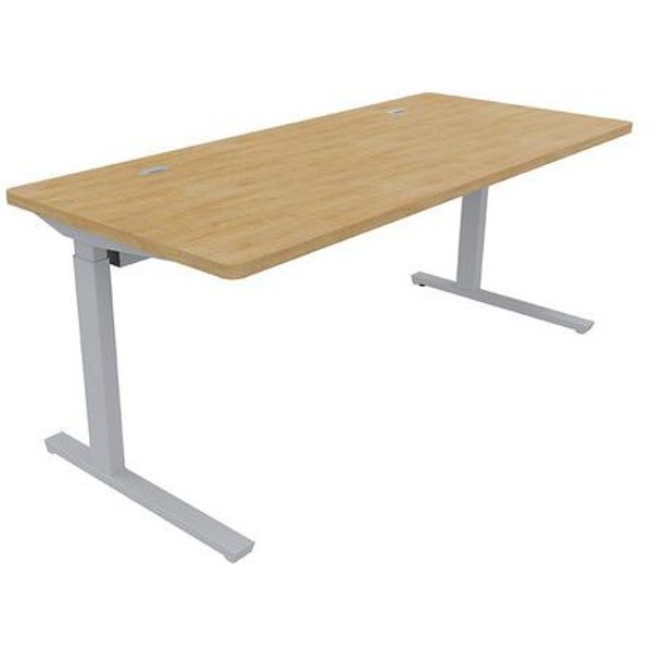 Adema+ Scriv Reg Elettr 180X80Cm Rip Rovere Ant/Argento,-image
