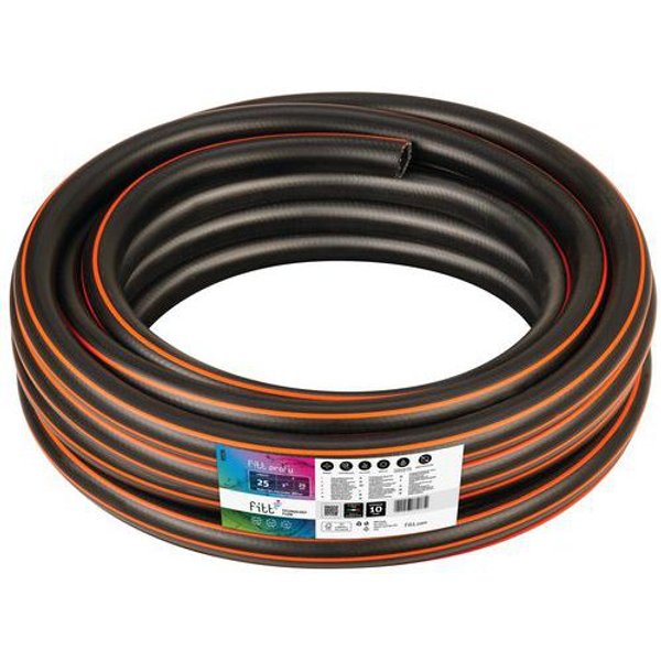 Tubo D'irrigazione Profy Nero - Ø 25 Mm X 25 M - Fitt,-image