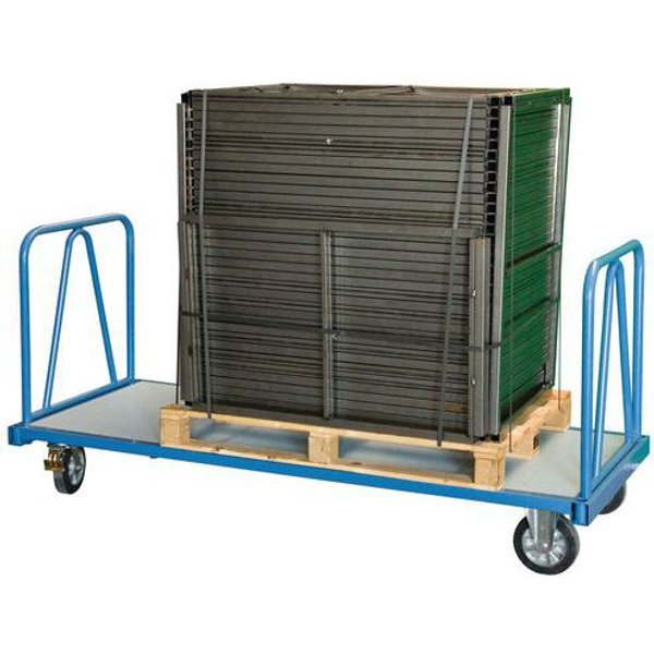 Carrello Fimm 1200 Kg 1600X800 Mm 2 Sponde Ruote Rettangolari,-image