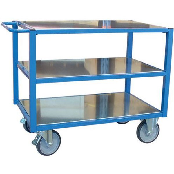 Carrello Fimm 500 Kg 3 Ripiani In Lamiera 1060X680 Mm,-image