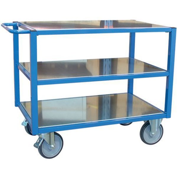 Carrello Fimm 500 Kg 3 Ripiani In Lamiera 1300X800 Mm,-image