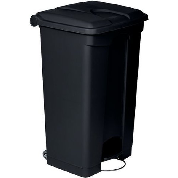 Pattumiera A Pedale 90 L - Antibatterica - Nero - Probbax,-image