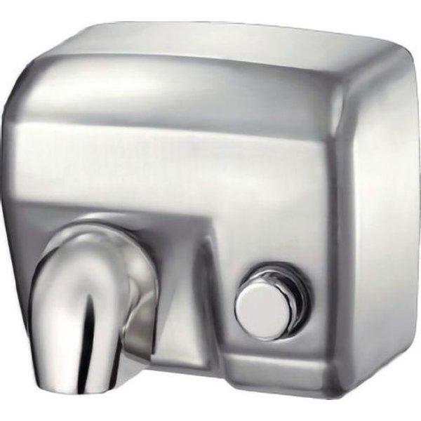 Asciugamani Tradizionale Con Resistenza A Pulsante - Inox Aisi 304 Satinato,-image