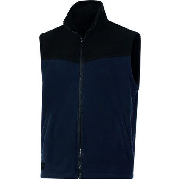 Gilet In Pile Senza Maniche - Gilli Blu Marina-Nero M,-image