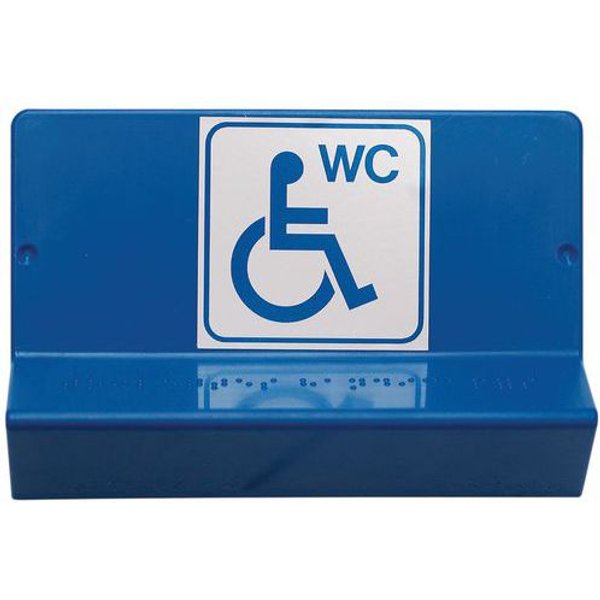Segnaletica Braille - Wc Disabili,-image