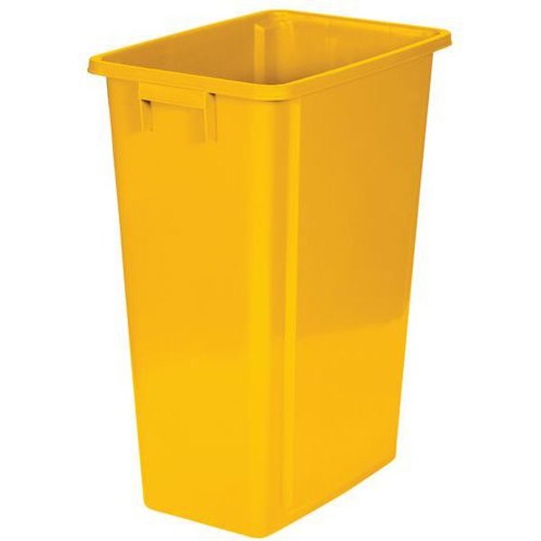 Pattumiera Per Raccolta Differenziata-Giallo-60 L-Probbax,-image