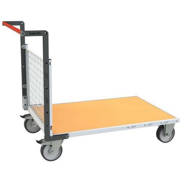 Carrello Ruote Rettangolari 1 Sponda - 1300X795X980 - 500 - Legno,-image