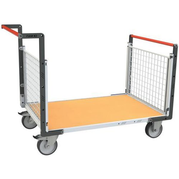 Carrello Ruote Rettangolari 2 Sponde-1075X755-500-Legno,-image