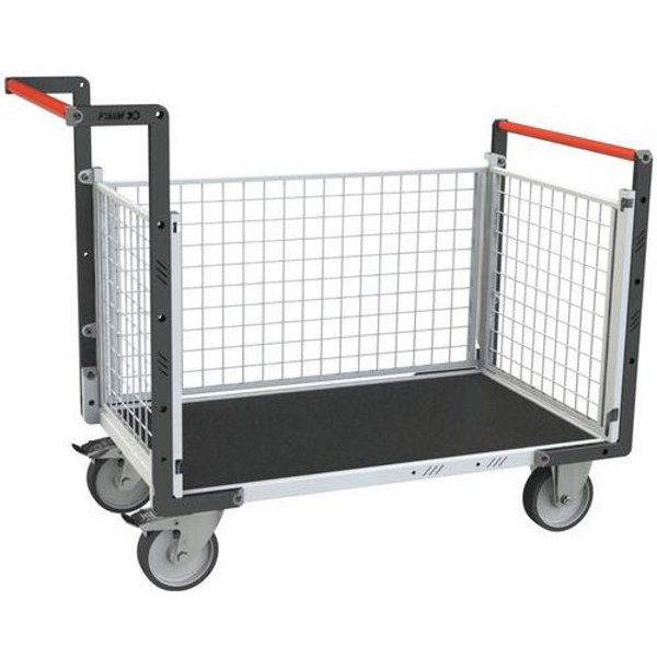 Carrello Grigliato Ruote TPE 2 Sponde - 1075X735-500,-image