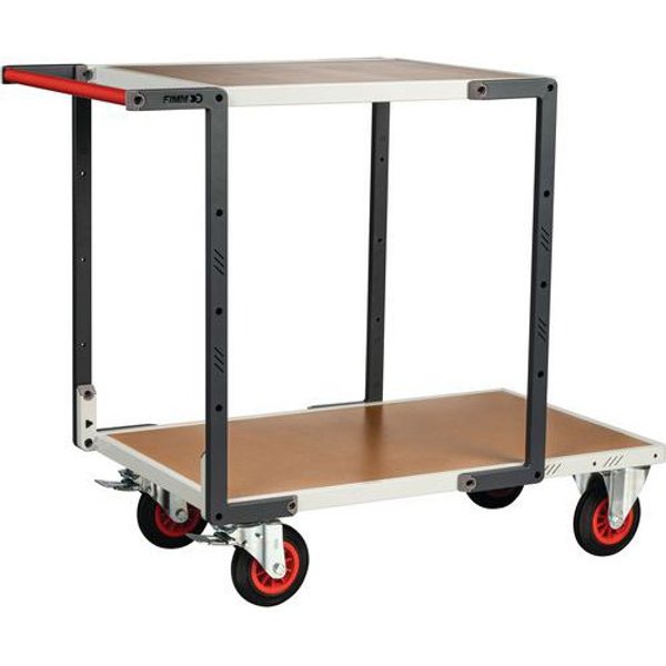 Carrello Montato 1 Ripiano 850X495 + 1 Ripiano 550X495-Medio,-image