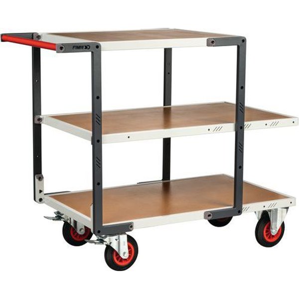 Carrello Montato 2 Ripiani 850X495 +1 Ripiano 550X495-Medio,-image