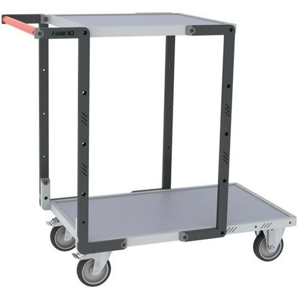 Carrello 250 Kg 1 Ripiano 850X495 + 2 Ripiani 550X495-Melaminico,-image